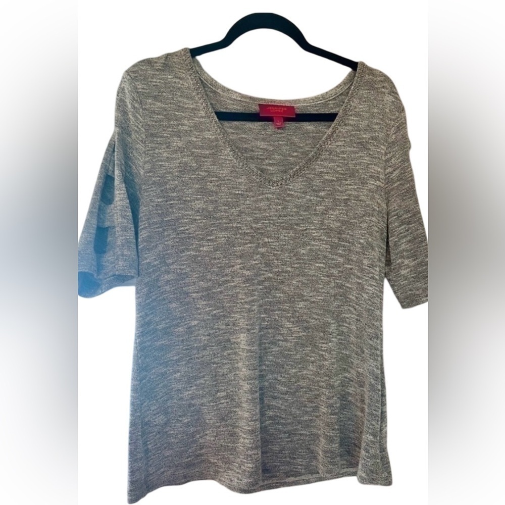 Jennifer Lopez Open Sleeve Top